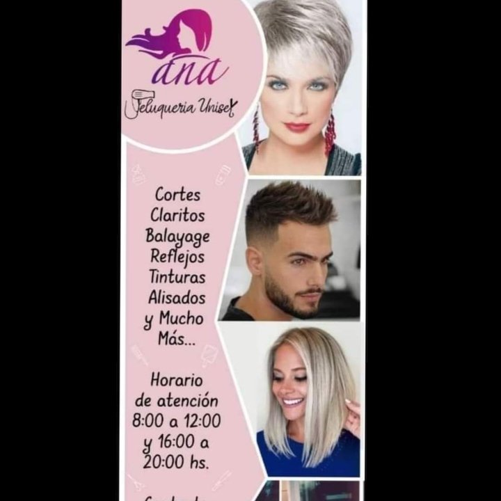 Ana peluquería unisex... Manicura y pedicura